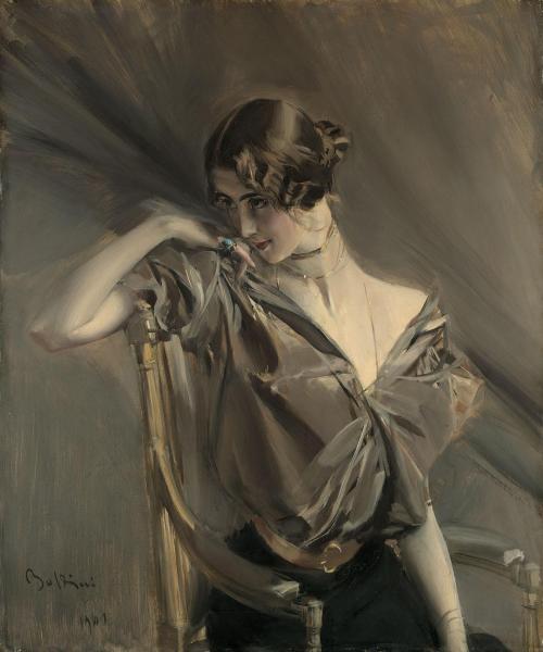 imagen: Wikipaintings.org  artista: Giovanni Boldini,   Cleo de Merode