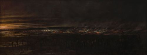 imagen: Commons.wikimedia.org  artista: Cándido López "Yataytí Corá, 2 de julio de 1866"