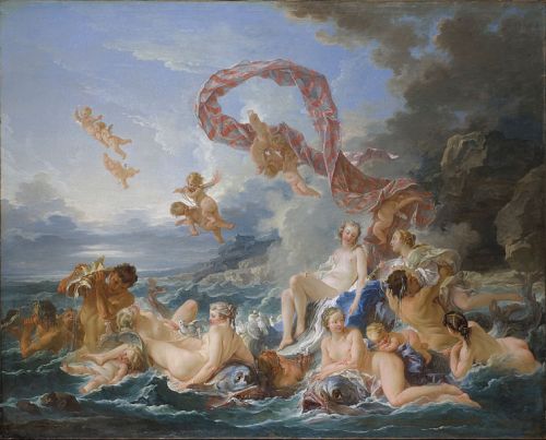 imagen: Commons.wikimedia.org  artista: François Boucher    "El triunfo de Venus", 1740