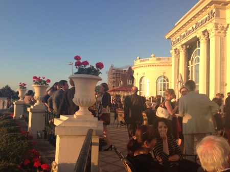 La recepción de gala en la terraza del Casino Barrière foto: Virginia Blanco